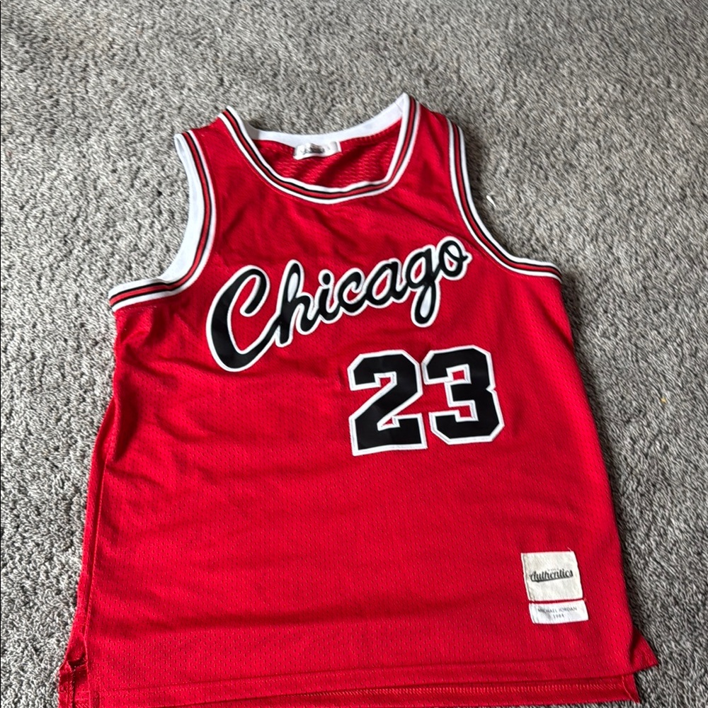 Red Chicago Basketball Jersey